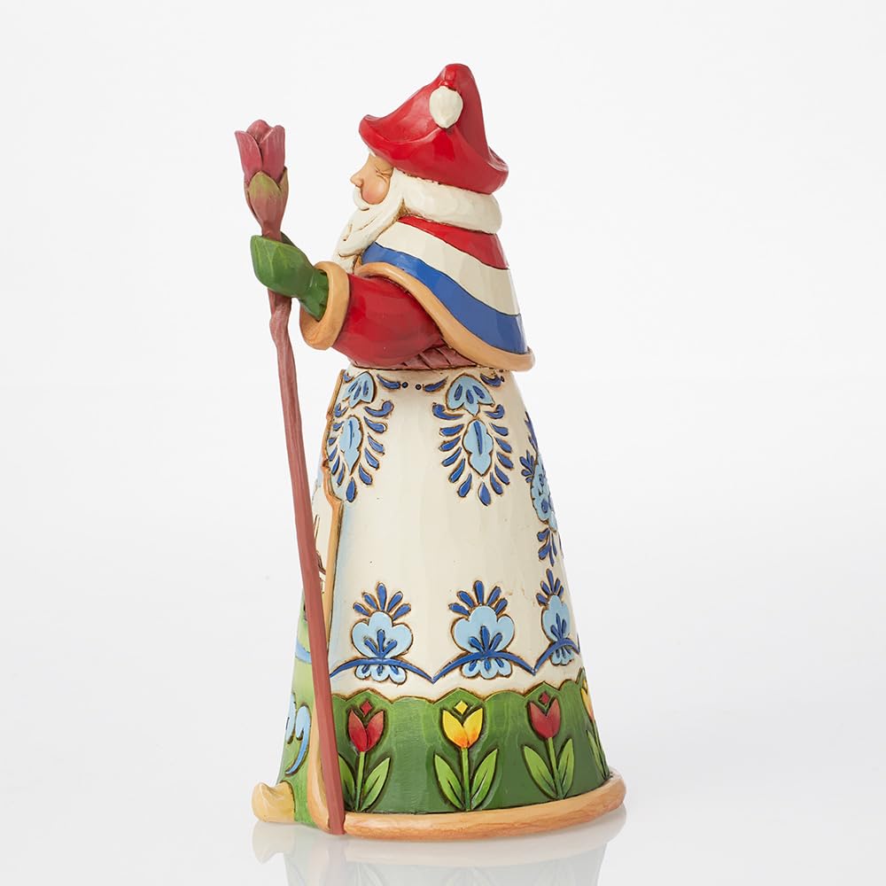 Enesco Jim Shore profil avec moulin hollandais, évoque tradition