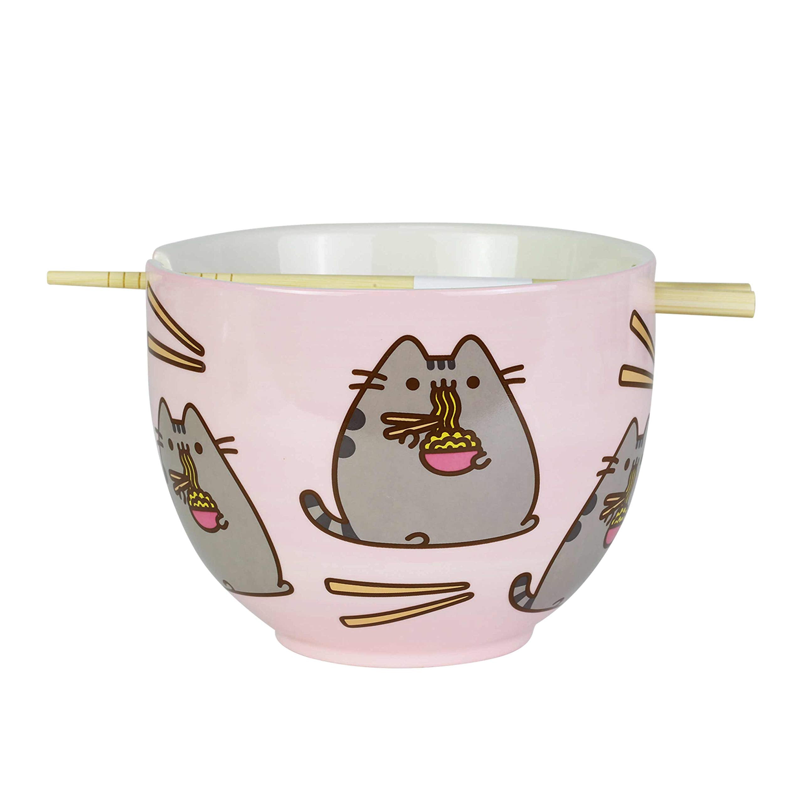 Enesco Pusheen bol face montrant motif Pusheen et praticité