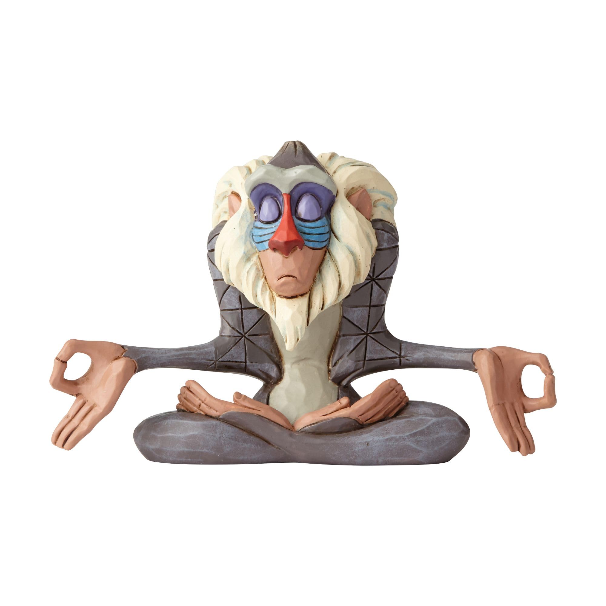 Enesco Rafiki face montrant les motifs folk et finition artisanale
