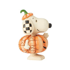 Enesco Snoopy à l'échelle avec règle pour représenter taille compacte pratique