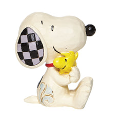 Enesco Snoopy et Woodstock face avant montrant le design charmant et prêt à offrir