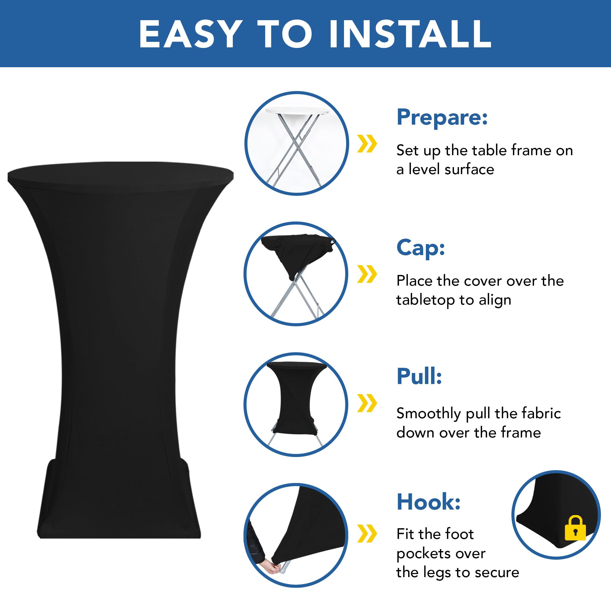 Enjoyidea angle sur table pliante montrant ajustement sur structure