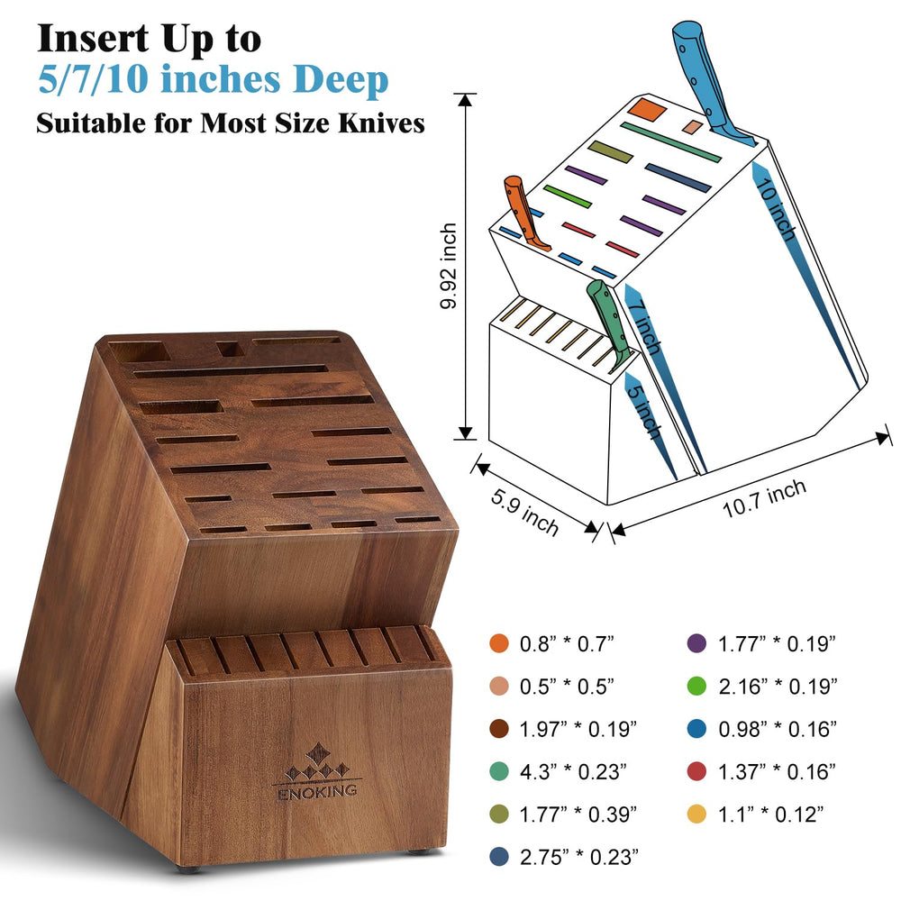 ENOKING comparaison d'échelle montre capacité et dimensions claires
