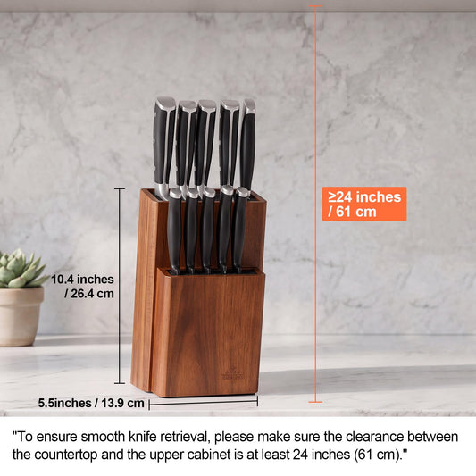 ENOKING gros plan grain acacia montre finition naturelle