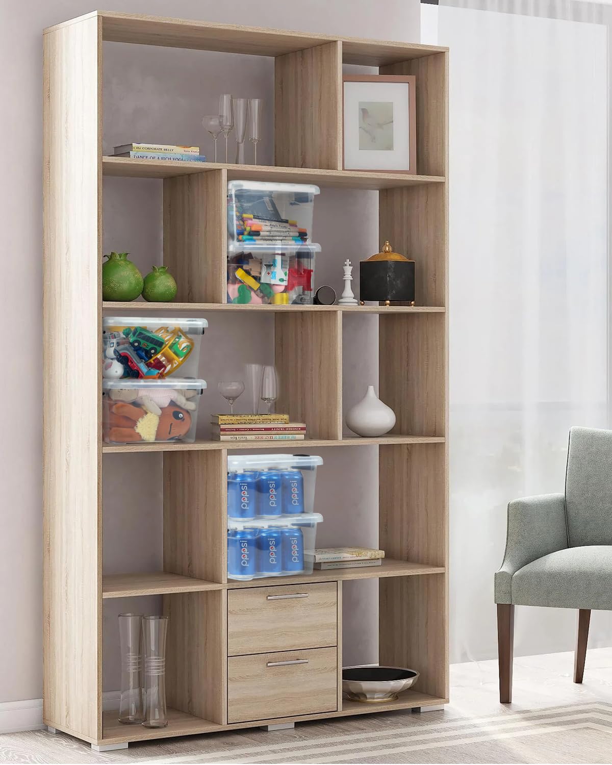 EOENVIVS six boîtes sur plan de travail cuisine pour organisation alimentaire