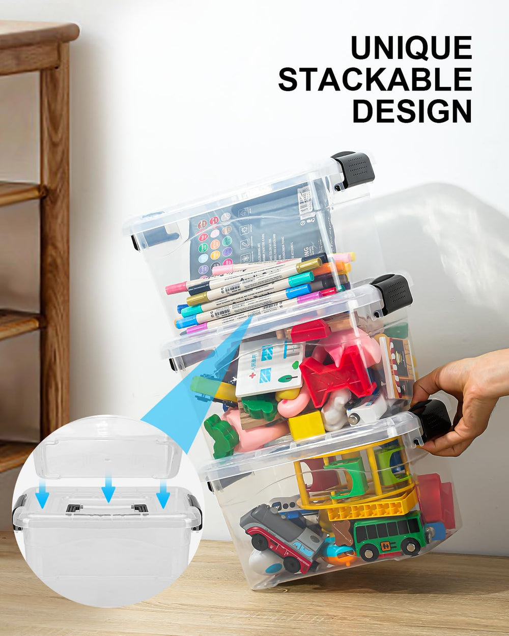 EOENVIVS texture du plastique transparent sans BPA pour durabilité