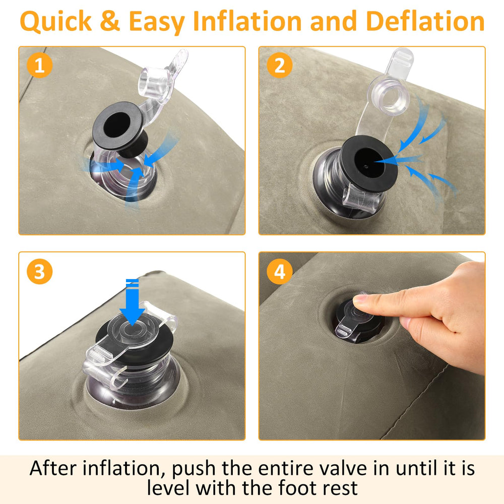 Eooqi double valve détaillée pour gonflage et dégonflage pratique