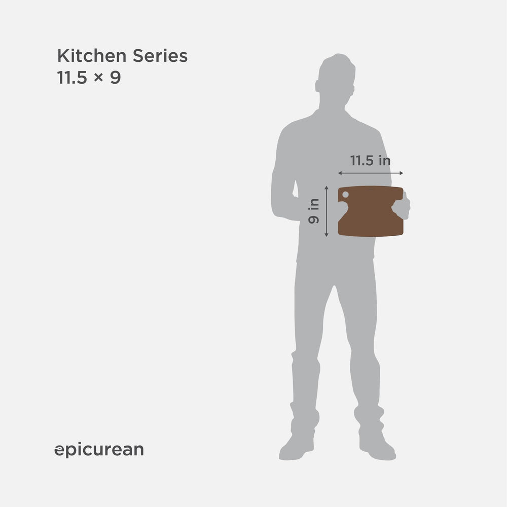 Epicurean planche en usage coupant légumes Nutmeg pour préparation rapide et hygiénique