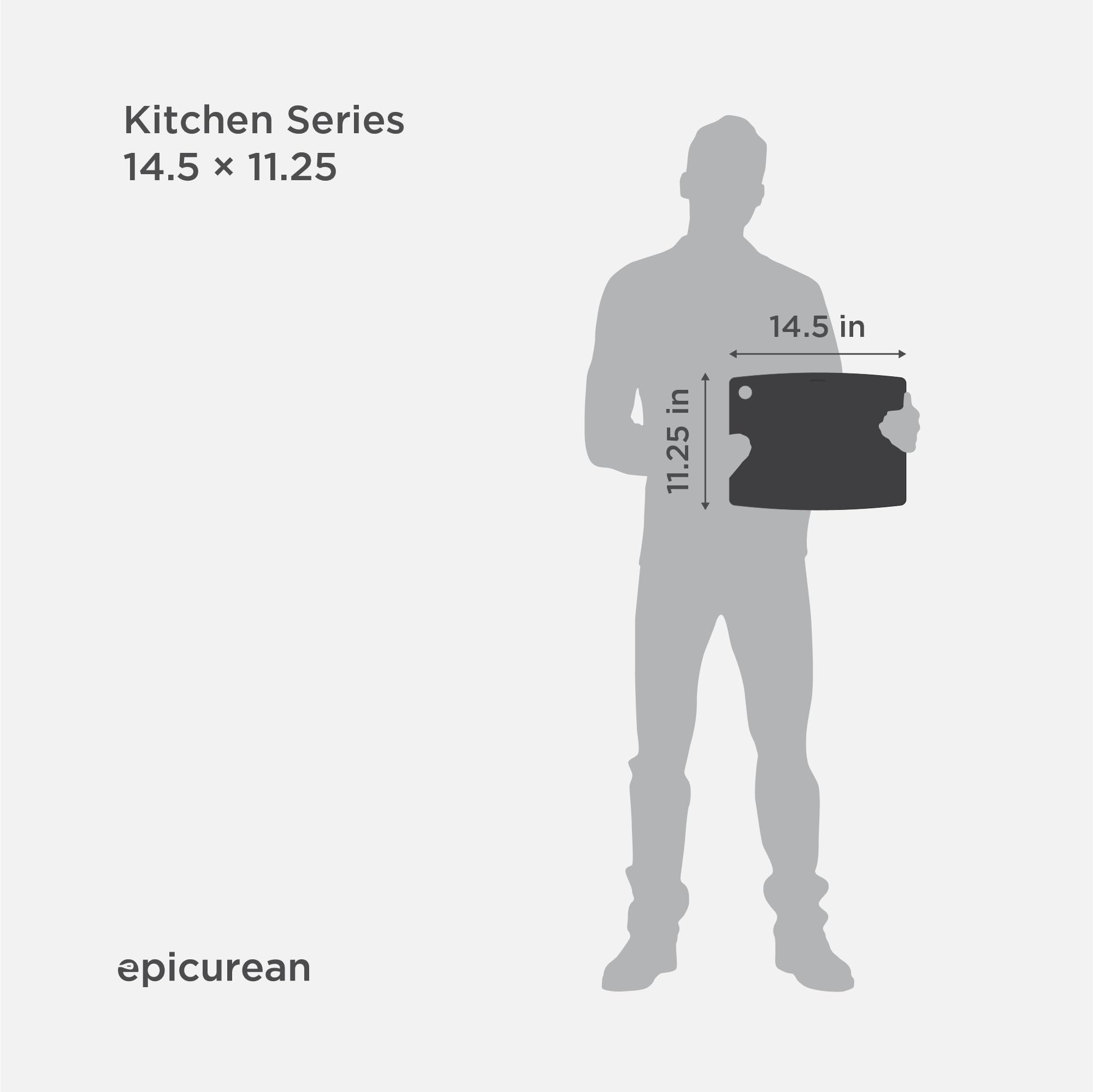 Epicurean planche en usage découpant légumes bénéfice préparation rapide