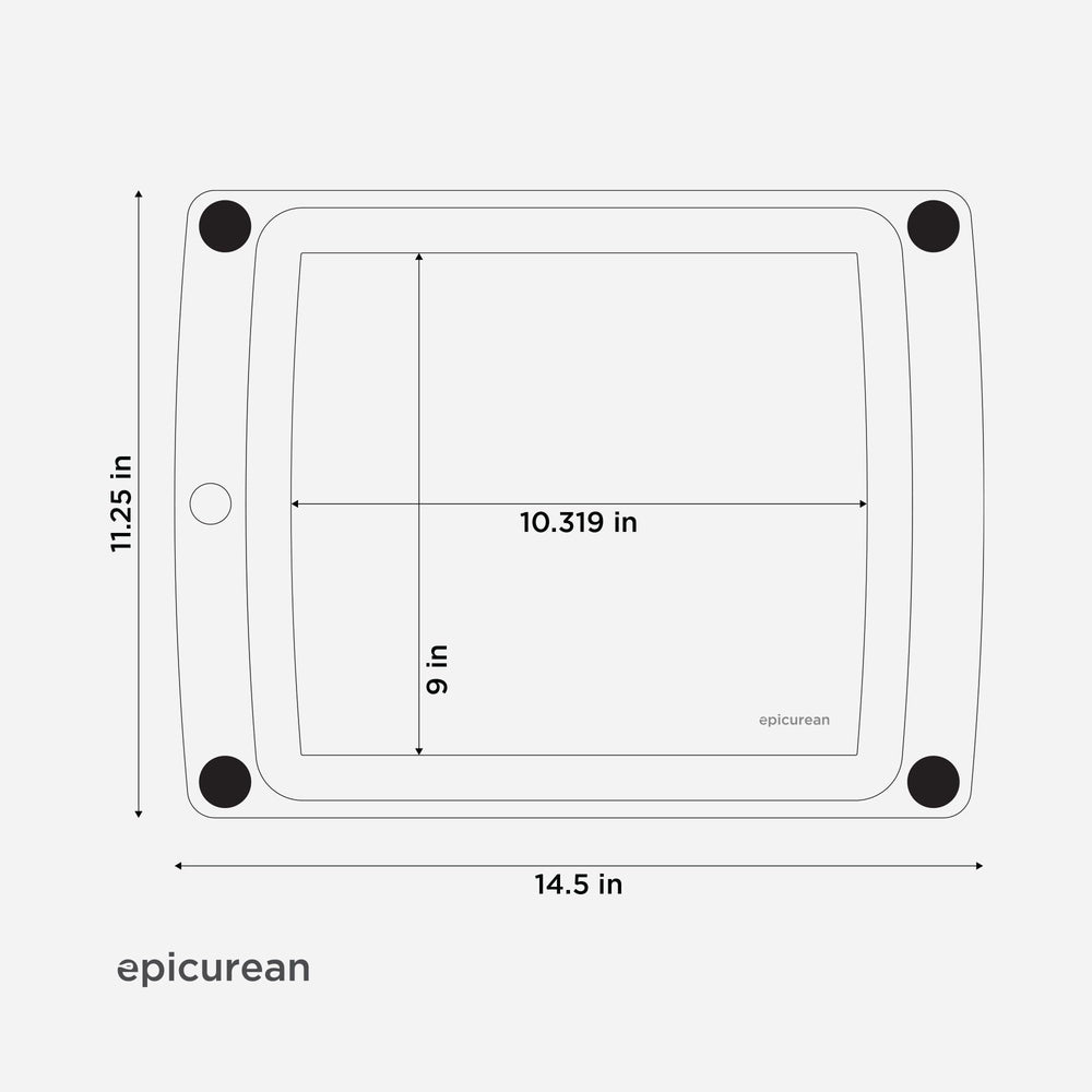 Epicurean planche Slate en usage lors de la préparation garantissant efficacité