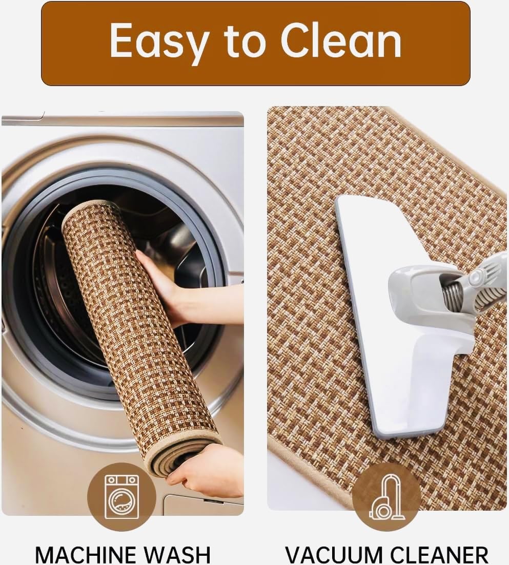 Ensemble de tapis eqivei dans cuisine campagnarde apportant chaleur visuelle