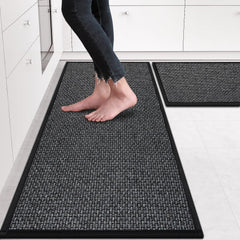 eqivei tapis devant évier montrant absorption et confort