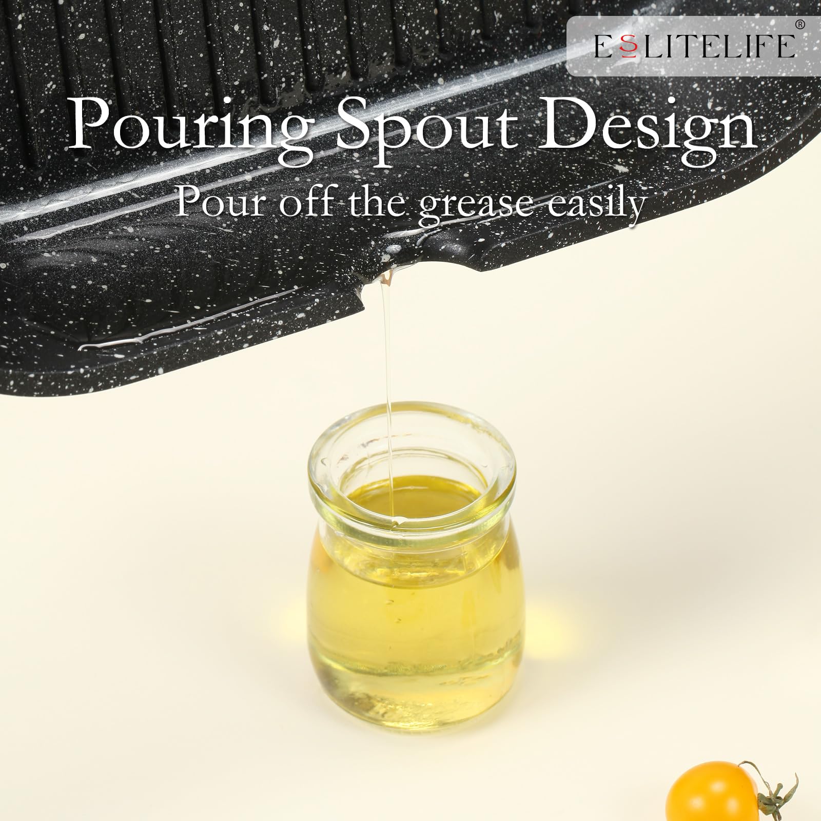 ESLITE LIFE emballage et étiquette montrant informations produit et garantie