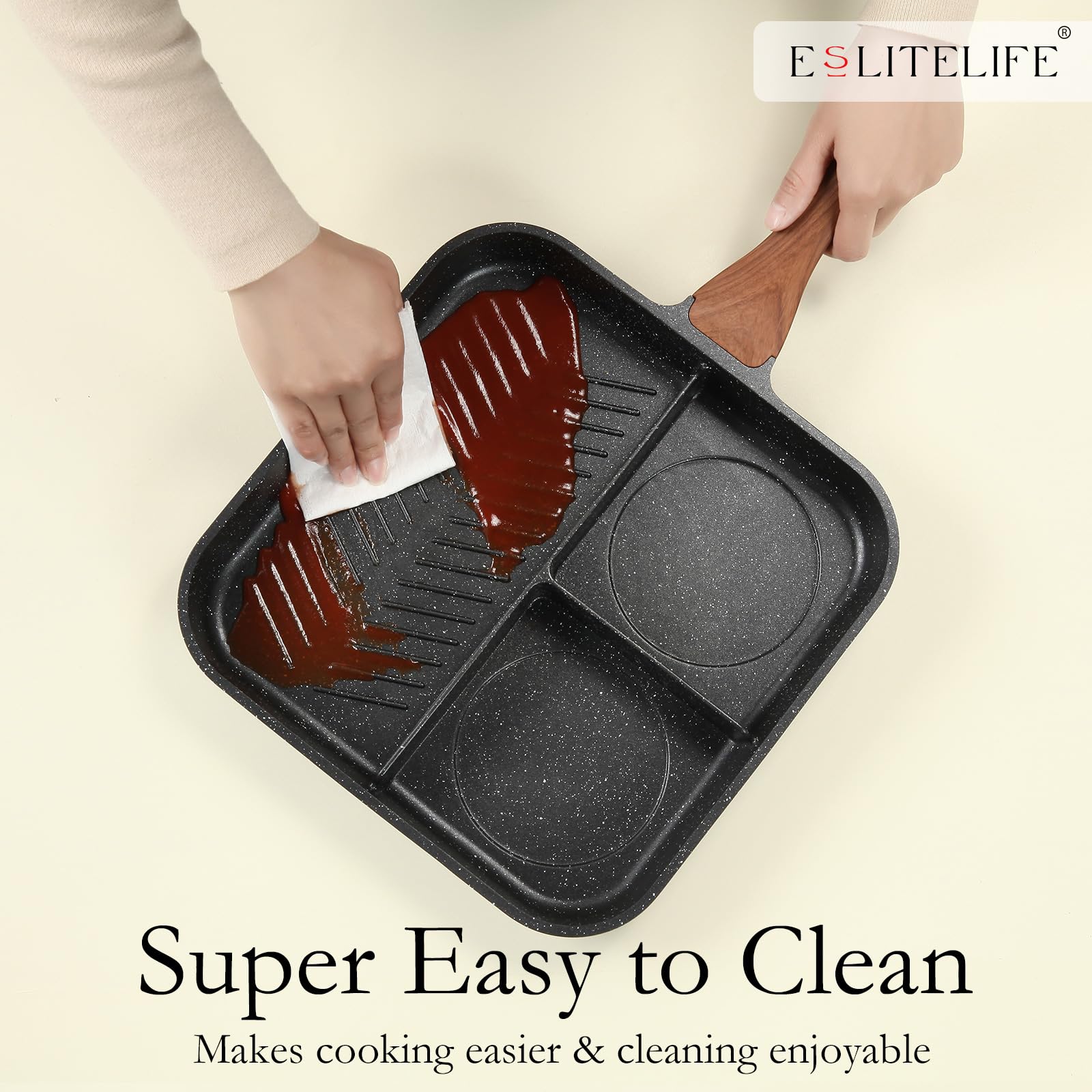 ESLITE LIFE dans une cuisine moderne, solution polyvalente pour repas quotidiens