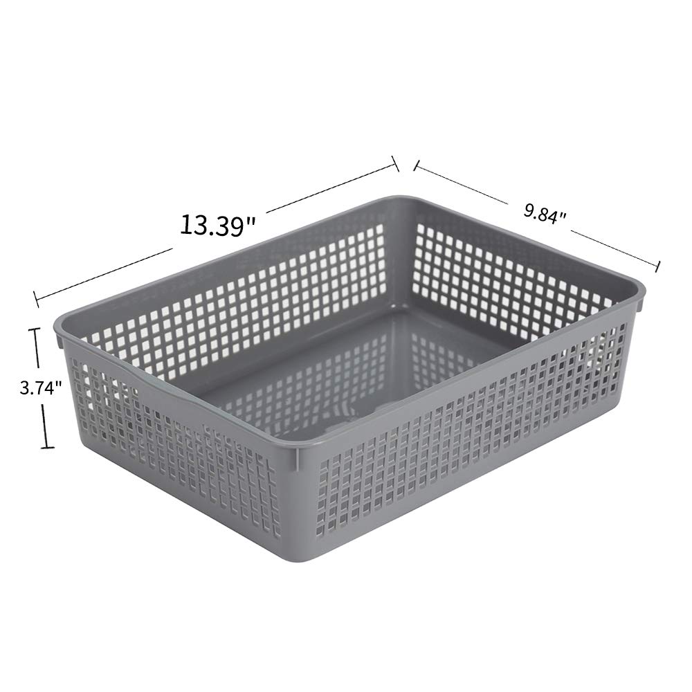 Eslite panier vu de profil montrant forme rectangulaire et stabilité