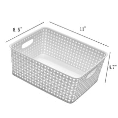 Eslite panier en usage sur coiffeuse organise cosmétiques pour gain de place