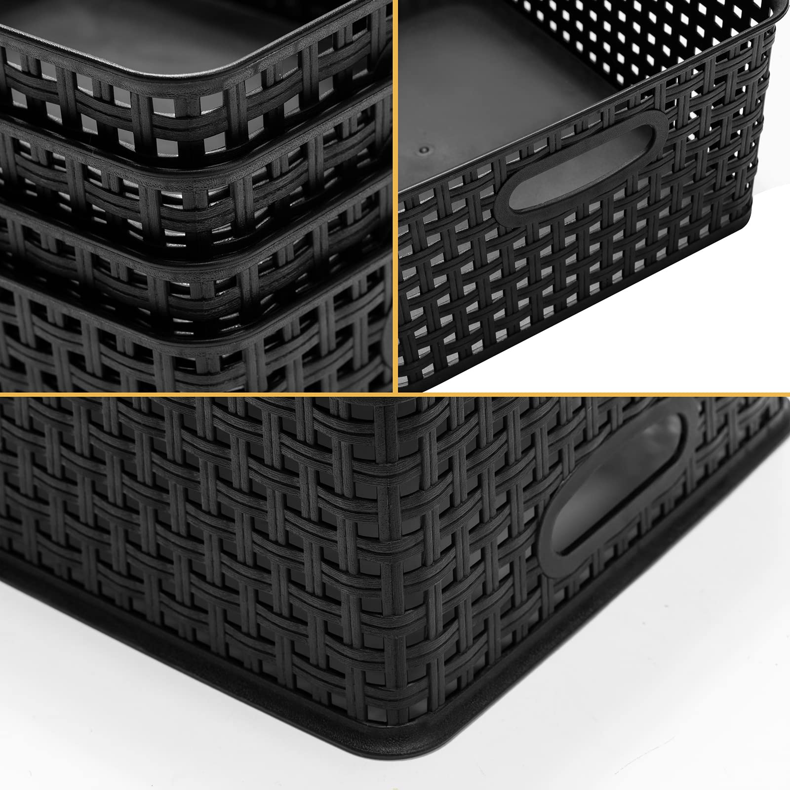 Eslite gros plan tressage plastique montrant robustesse et design