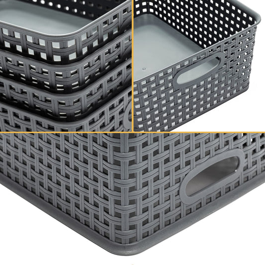 Eslite gros plan tressage plastique PP montrant finition durable