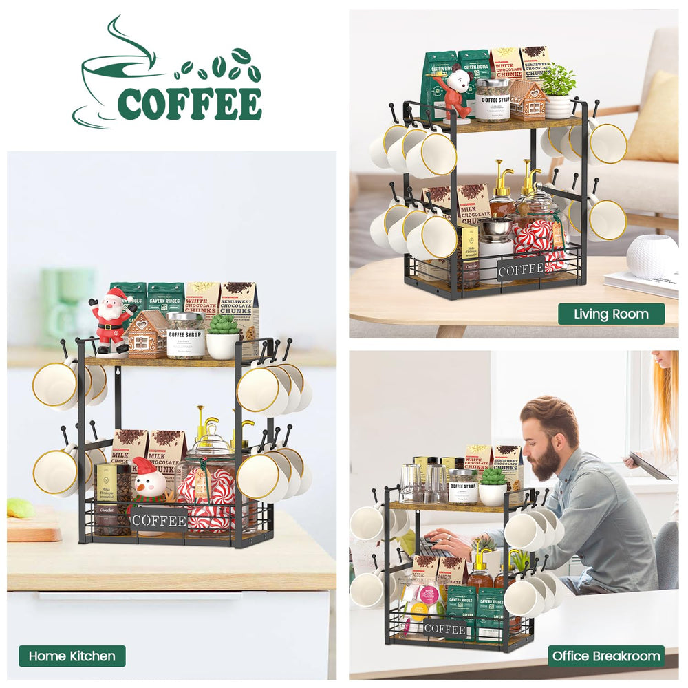 EsLuker.ly zoom sur crochets montrant maintien sûr des tasses suspendues