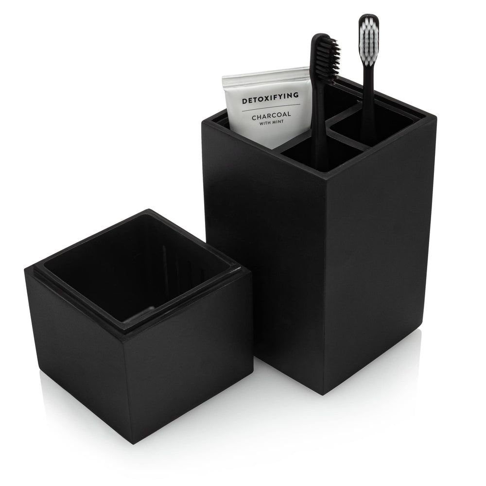Essentra Home vue face noir mat, design élégant et finition soignée