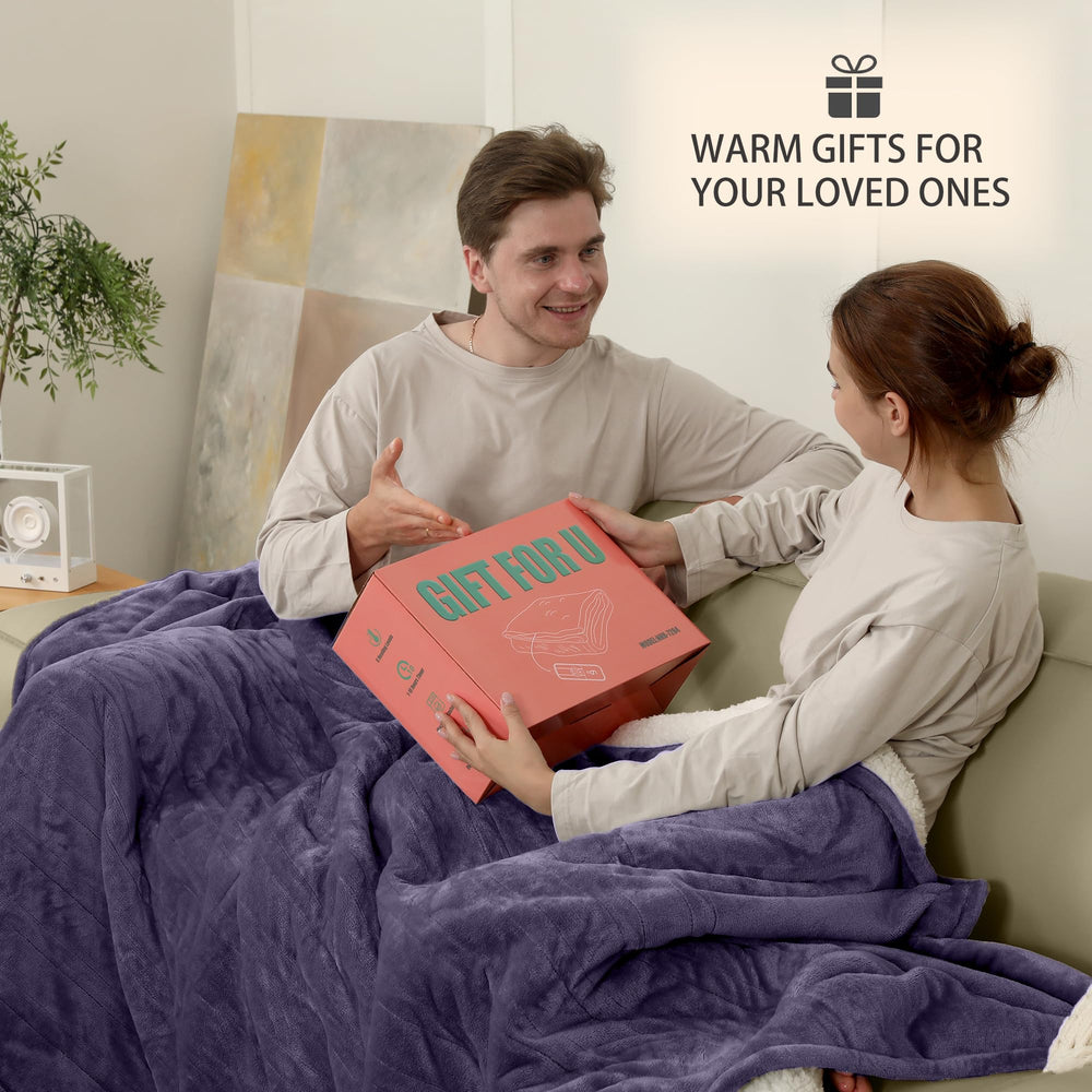 ESTINGO couverture sur lit queen, aspect enveloppant et décoratif