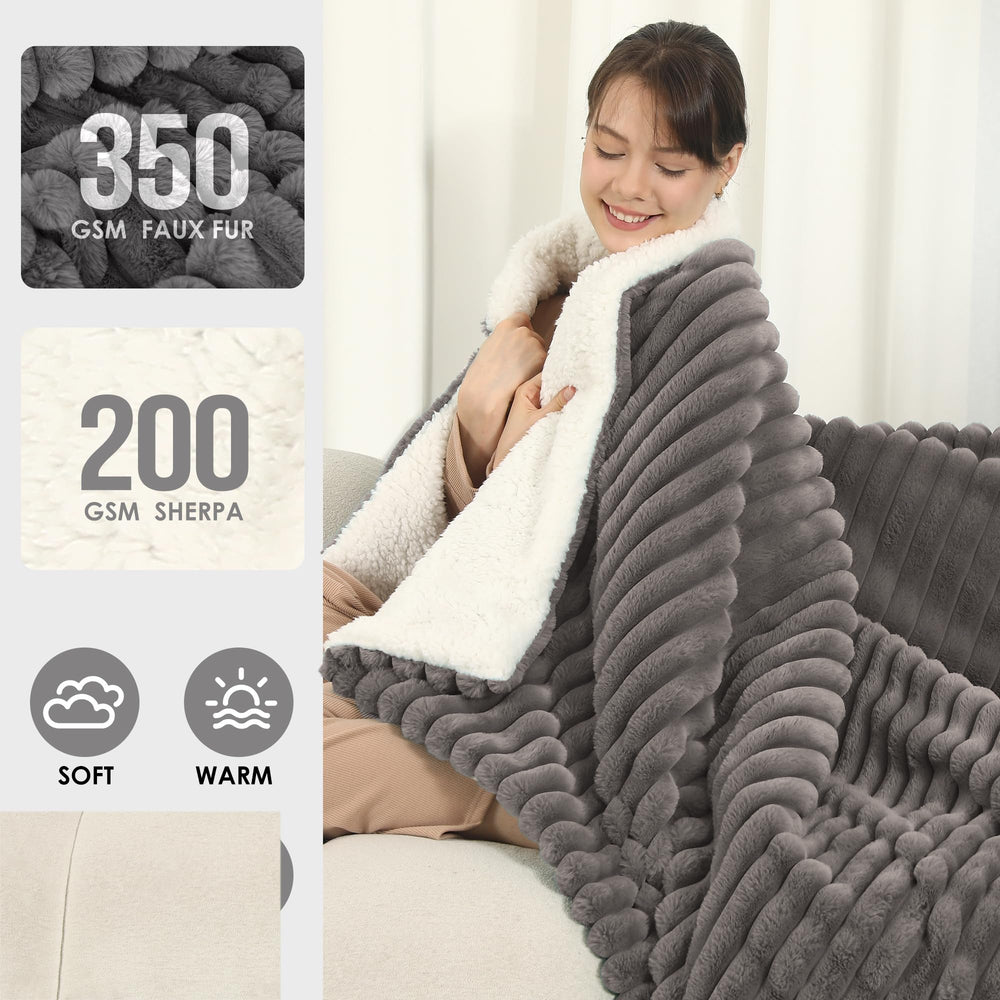 ESTINGO doublure sherpa 200GSM en gros plan, isolation douce et confortable