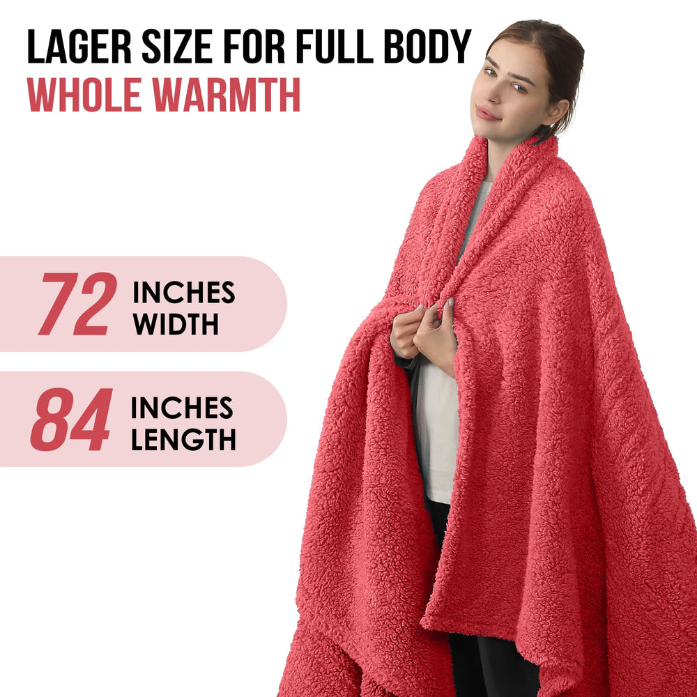 ESTINGO gros plan sherpa double couche douceur visible pour confort