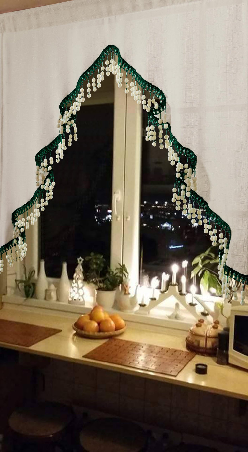 Estmy gros plan tassels et boutons décoratifs pour texture