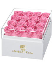 Eterfield boîte rose face pour décoration élégante