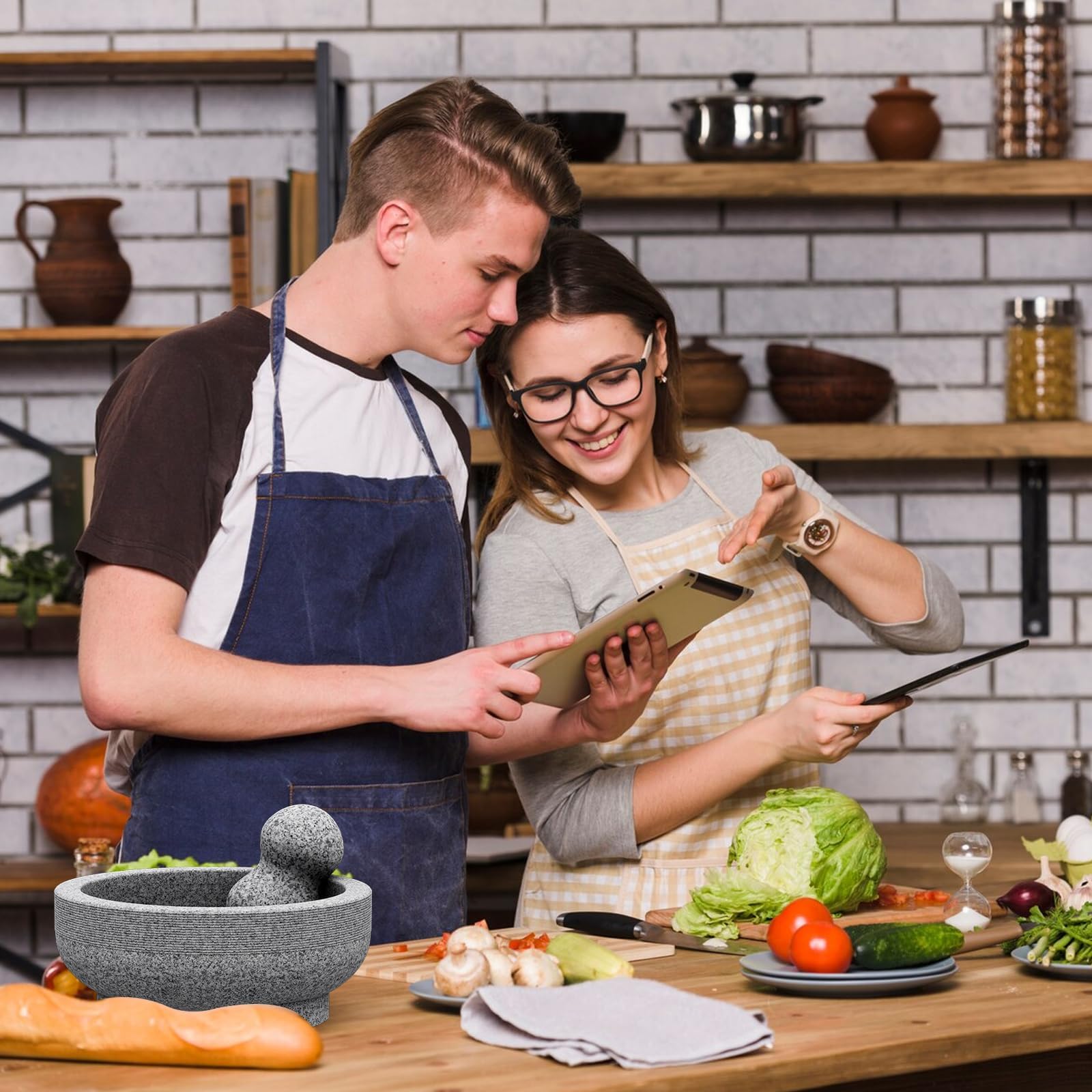 Etholive mortier sur plan de travail cuisine élégant et fonctionnel