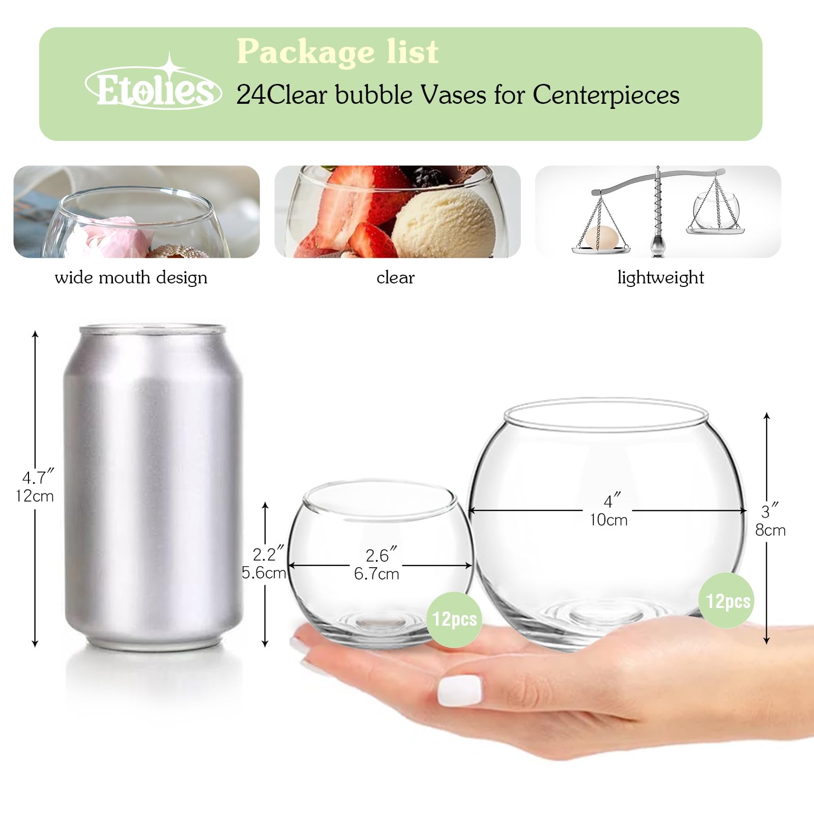 Etolies gros plan du verre montrant texture lisse et finition claire