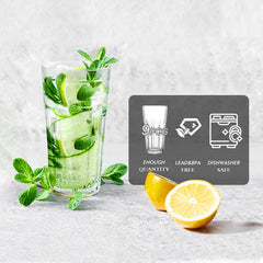 Etolies verre en usage avec cocktail, maintien confortable et pratique