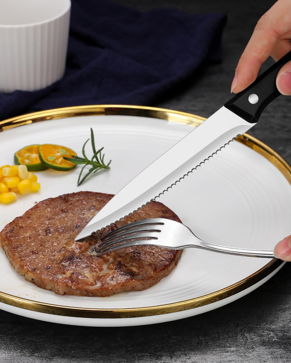 EUIRIO comparaison taille cuillère fourchette, visualisation des proportions