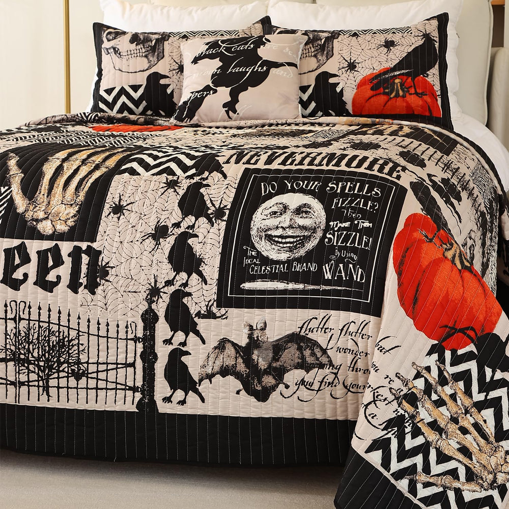 EVENHUG couette posée sur lit en scène festive montrant style réversible et ambiance