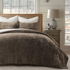 EverGrace couette face recto élégante montrant couleur mushroom brown et style
