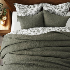 EverGrace gros plan du piquage paisley montrant texture durable