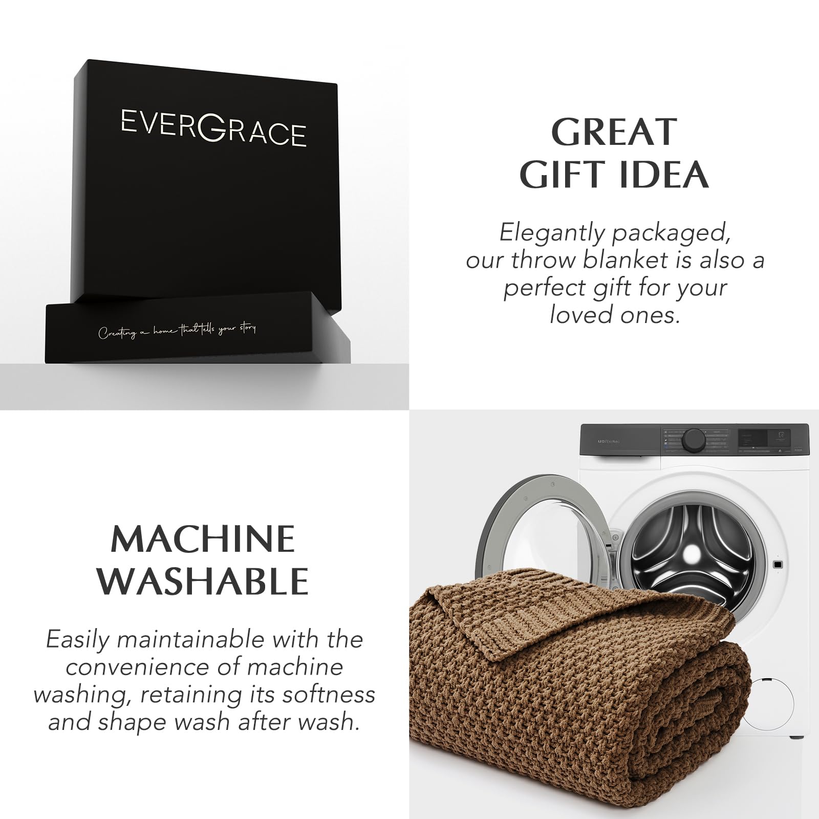 EverGrace comparaison d'échelle avec livre montrant taille 50x60 pratique