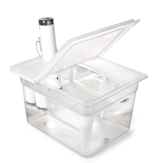 EVERIE bac sous vide face avant montrant la coupe et le profil stable