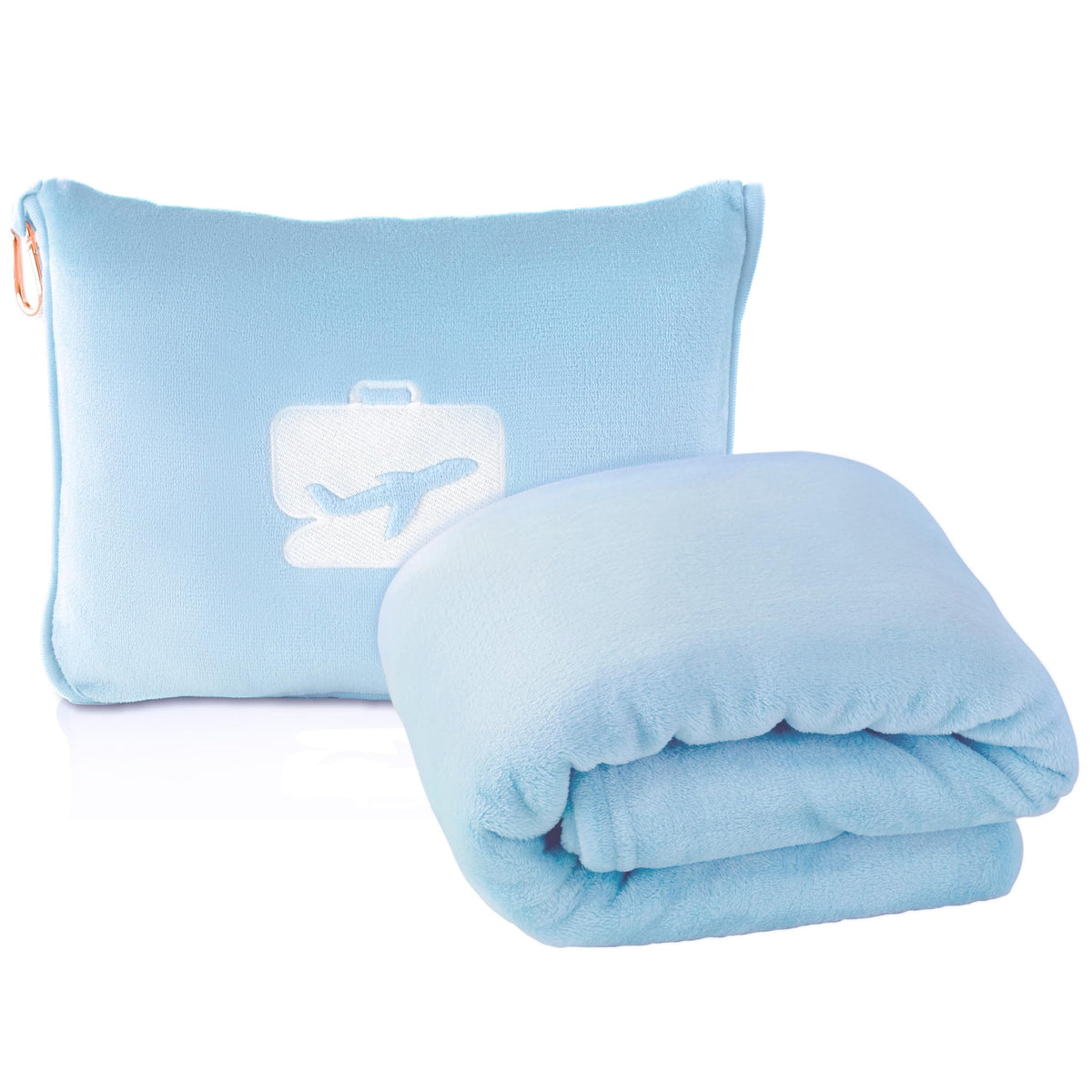 EverSnug couverture pliée dans housse, transport facile et gain de place