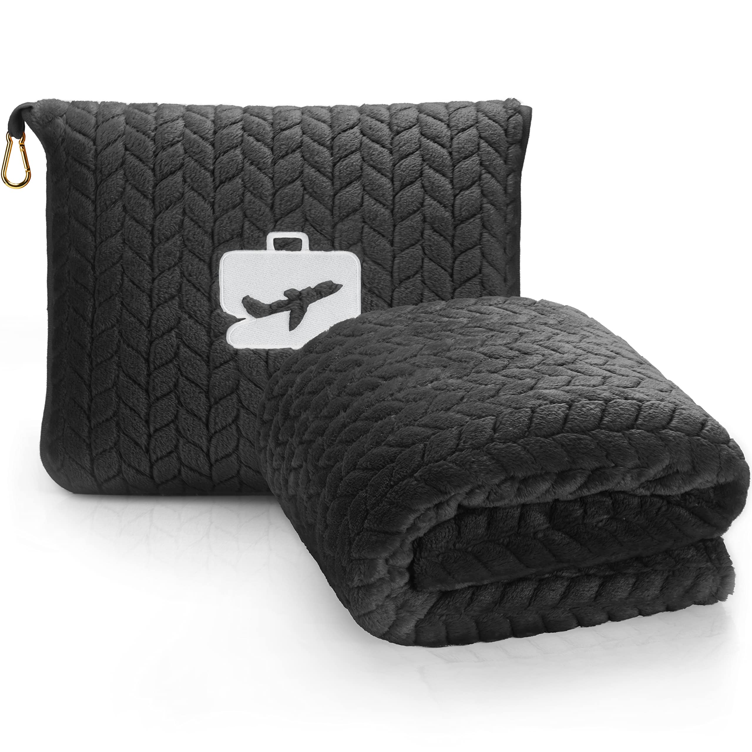 EverSnug devant du paquet montrant couverture et housse, pratique pour voyager