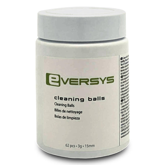 Eversys présentation du paquet de Cleaning Balls montrant l'emballage professionnel et sécurisé