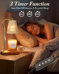 Evertrip lampe chauffant un bocal de 6 pouces pour parfum prolongé