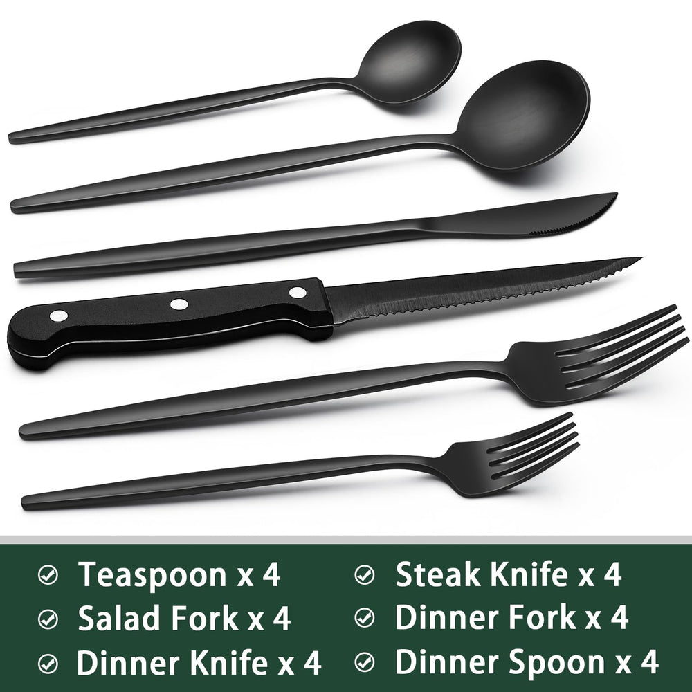 EWFEN couteau à steak gros plan montrant la lame crantée et coupe nette