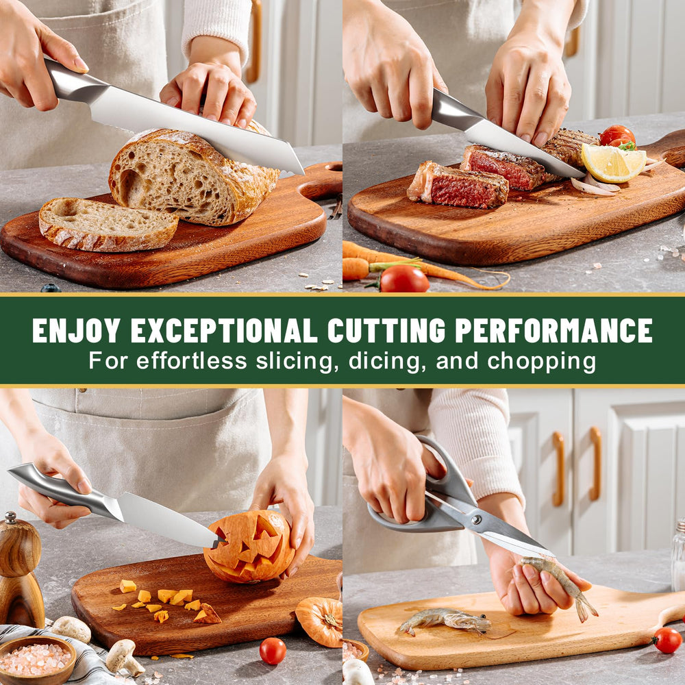 EWFEN vue d’ensemble du set complet utile pour tâches culinaires variées