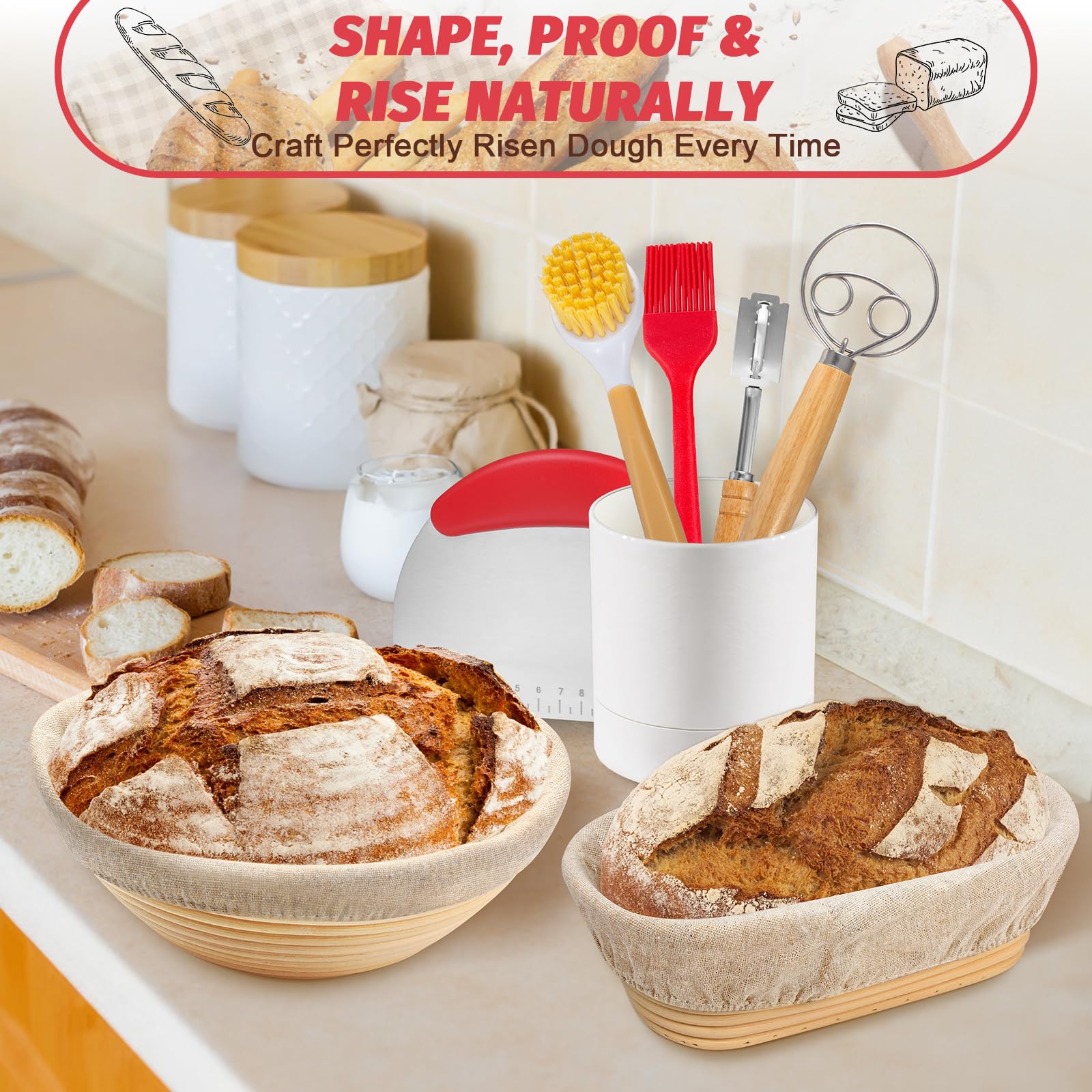 EWFEN kit présenté en cuisine pour fabriquer du pain maison avec confiance