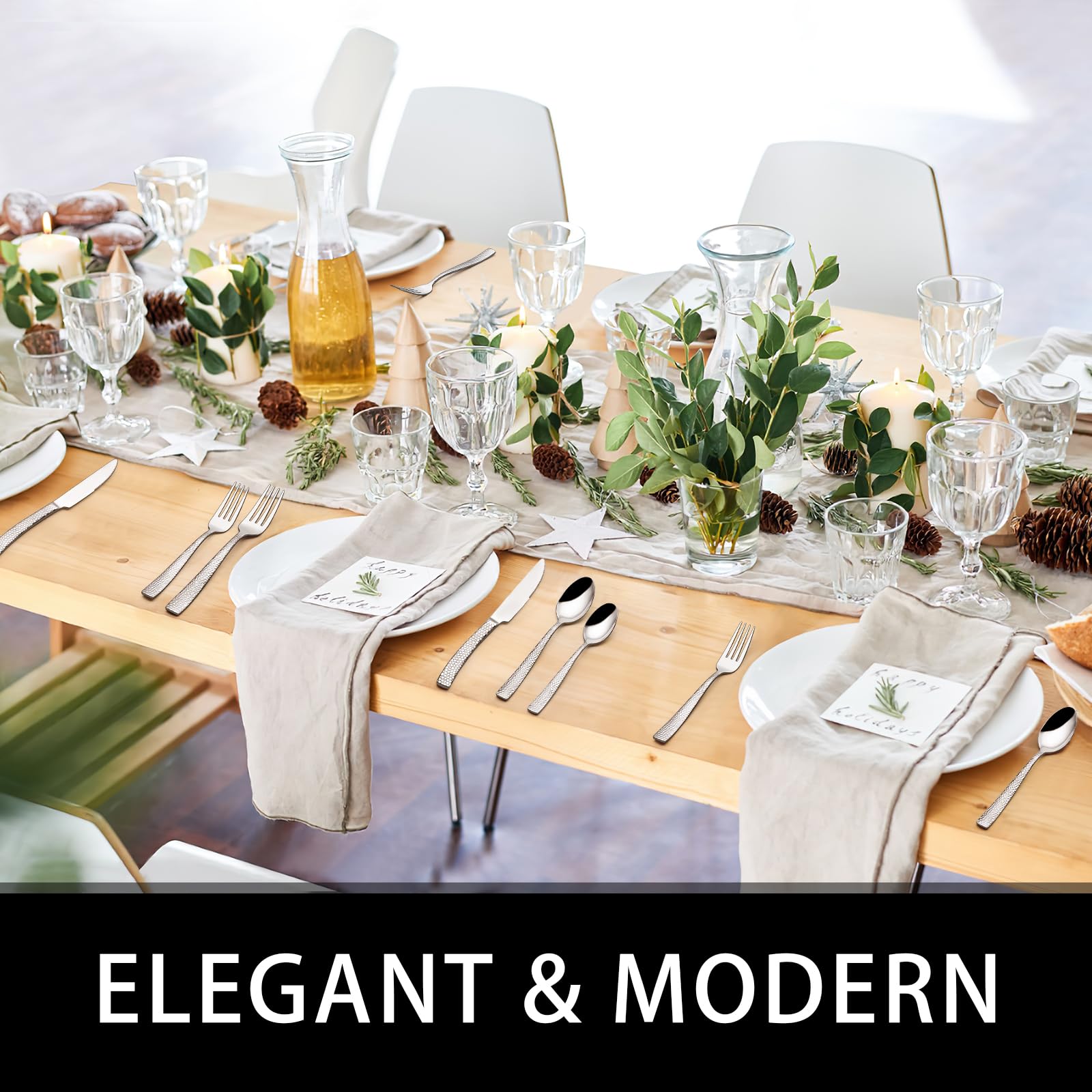 EWFEN mise en table lifestyle montrant esthétique et facilité d'utilisation