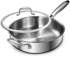 EWFEN poêle 12" emballage frontal montrant la finition miroir et robustesse