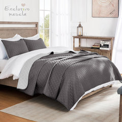 Exclusivo Mezcla face réversible exposant motif losange, flexible pour décor