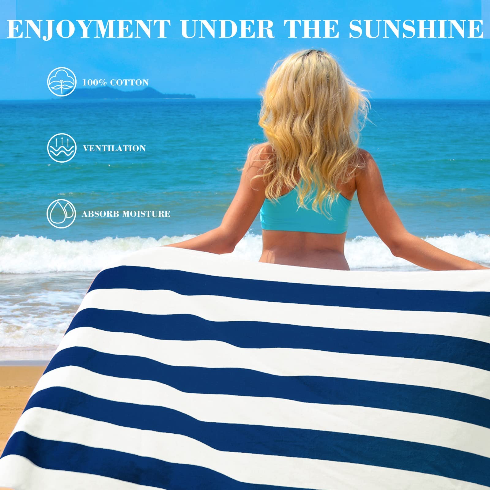 Exclusivo Mezcla serviette pliée avec sangle, rangement et transport faciles