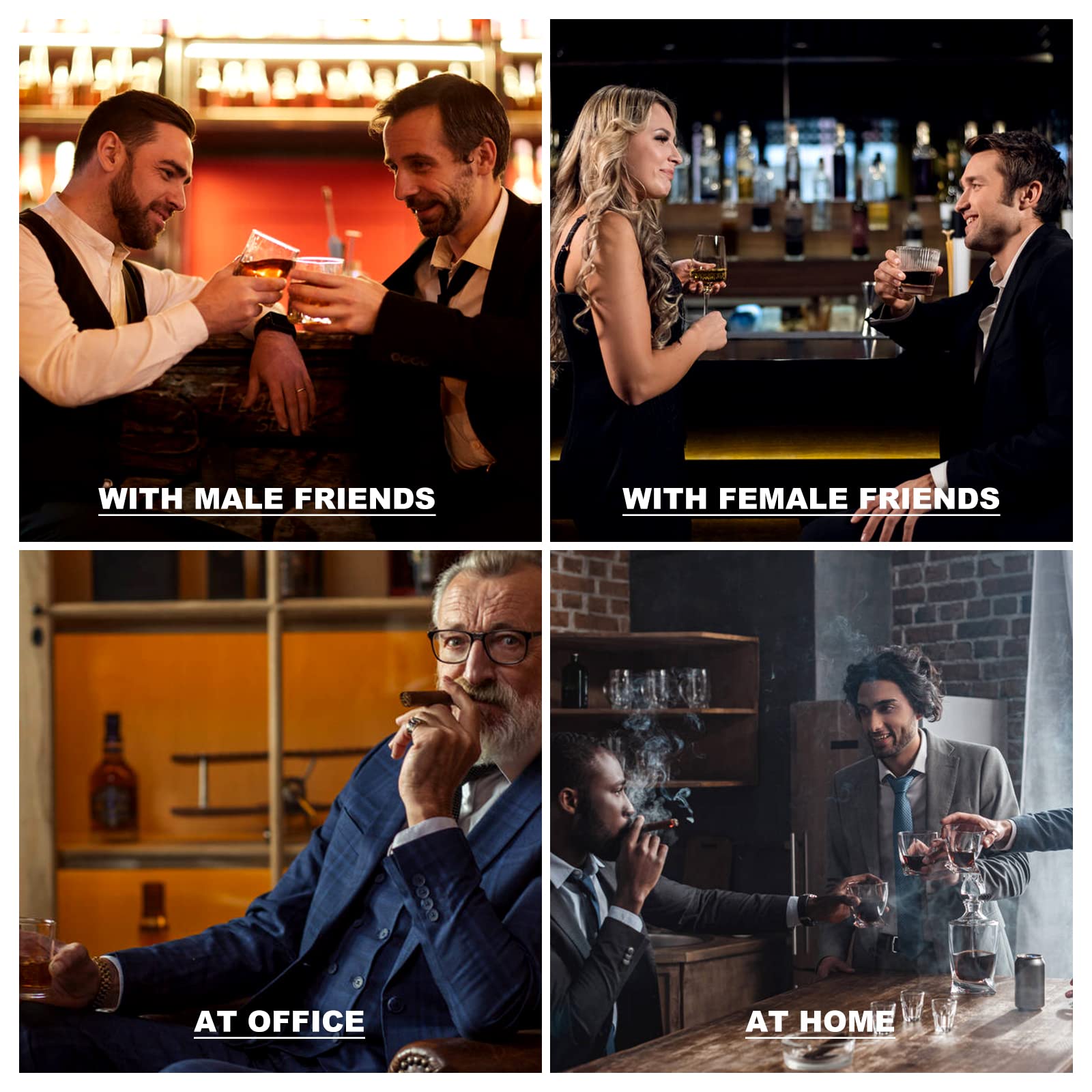 EXREIZST dessous de verre en liège et sac velours pour conserver et protéger